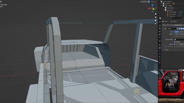 LOW POLY car in Blender - Jeep Rubicon смотреть онлайн