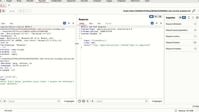 Finding and exploiting an unused API endpoint смотреть онлайн