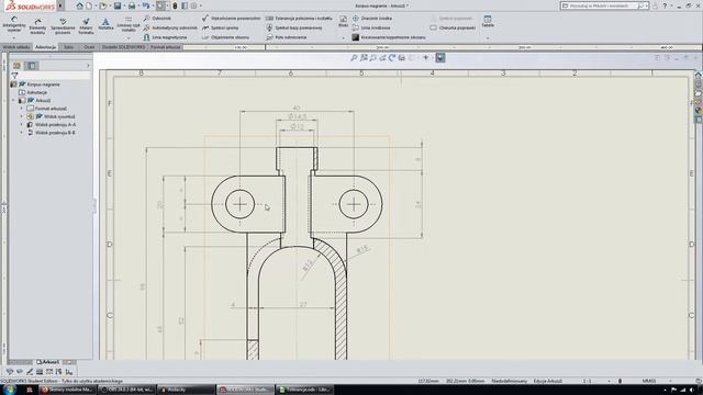 [#103] Podstawy rysunku technicznego - wymiarowanie, rzuty, przekroje. Kurs SolidWorks 2D смотреть онлайн