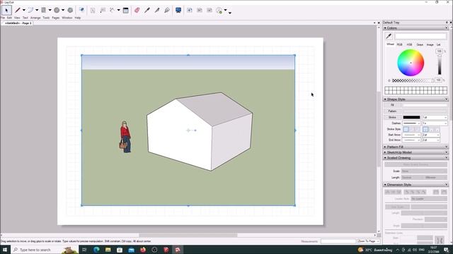 การปิด Background ใน LayOut Sketchup смотреть онлайн