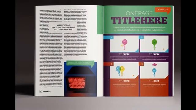 The Colorful Magazine Indesign Template смотреть онлайн