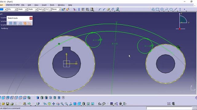 CATİA V5 Tutorial, CATIA V5 Practice, CATİA V5 Drawing Surface Design/ Catia Katı Ve Yüzey Modellem