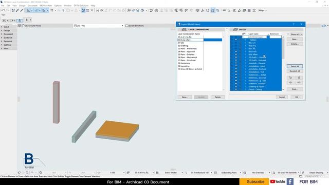 Basic Layer Combination | Filter | Archicad | For BIM смотреть онлайн