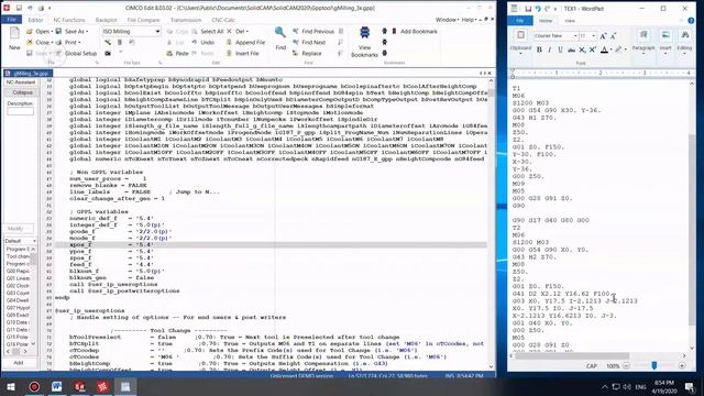 Edit Post Processor Gpp cnc programming For solidcam # 3 | Huyzmachine смотреть онлайн