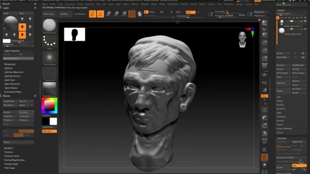 Initial form building | Zbrush | Head sculpt | #3dmodelling #3dsmax #arts #3d смотреть онлайн