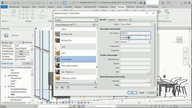 Enscape 2.9 - Video Textures for Autodesk Revit смотреть онлайн