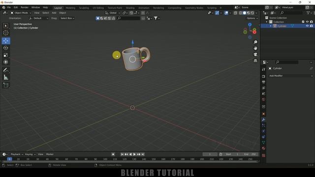Modeling and Breaking Cup into Pieces | Blender Beginners tutorial смотреть онлайн