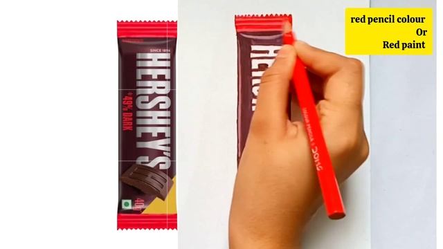 Realistic Hershey's drawing 😳😱 full tutorial🔥Detailed explanation✅ #youtube @Sweta_crafty_art смотреть онлайн