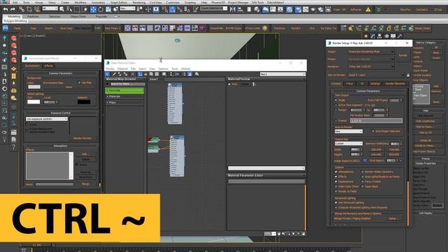Show and hide all tabs in 3dsMax with quick shortcut смотреть онлайн