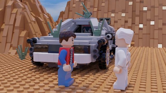Back To The Future | Travel To The Silk Road | Lego Blender Animation смотреть онлайн