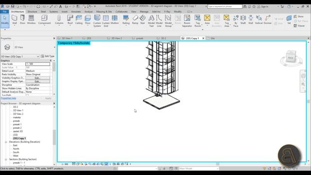 3D Segment Diagram in Revit Tutorial смотреть онлайн