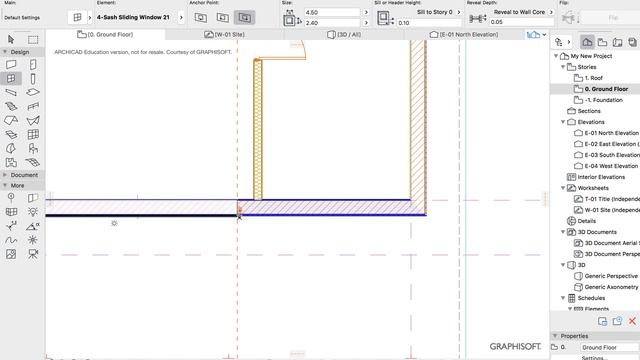 ArchiCAD Module 4: Adding the Living room Windows смотреть онлайн