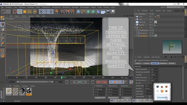 TUTORIAL C4D R13 - HOW CREATE A TORNADO WITH PYROCLUSTER + FREE DOWNLOAD PROJECT смотреть онлайн