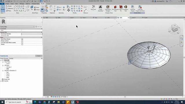 Create Cylindrical Bolted Tank Revit Family By Mass (Parametric) смотреть онлайн