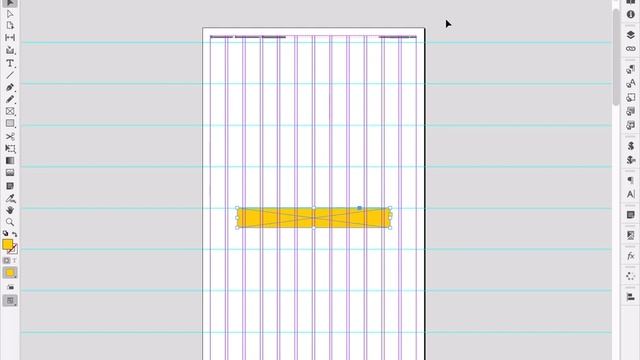 Move object by horizontal guide script for InDesign смотреть онлайн
