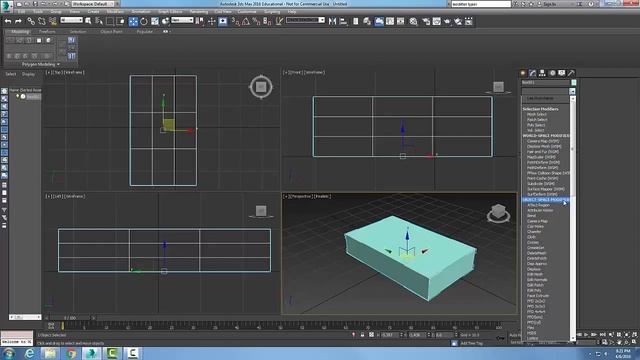 3ds Max 12-02 Types of Modifiers смотреть онлайн