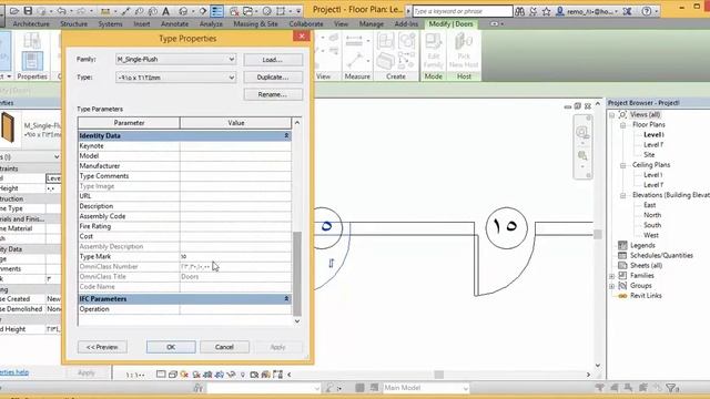 Edit Door Tag Revit смотреть онлайн