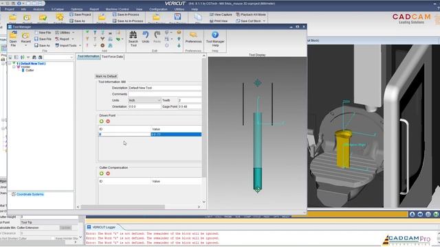 PowerMill 2019 Tutorial #69 | Setup NC Vericut simulation 5 axis смотреть онлайн
