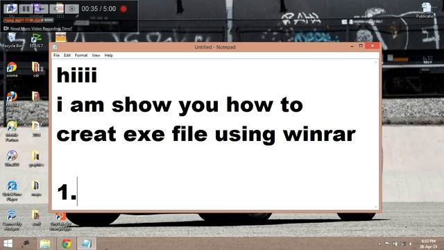 how ot make exe file using winrar смотреть онлайн