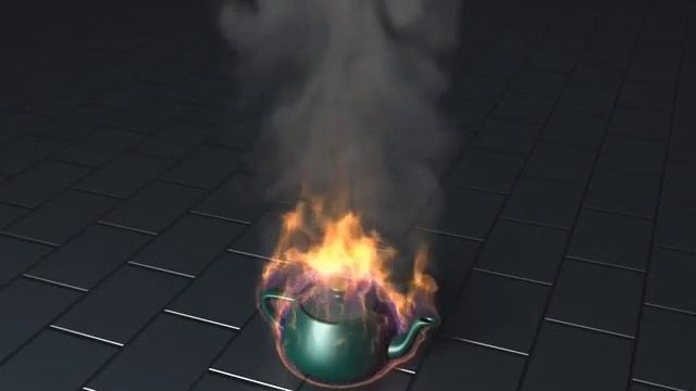 3ds max FumeFX test01 смотреть онлайн