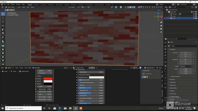 Blender  Brick Texture And Check Texture
