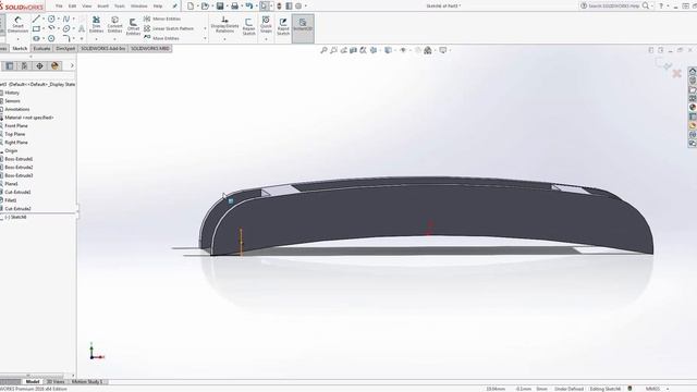 SOLIDWORKS TUTORIAL | Tank Watch case смотреть онлайн