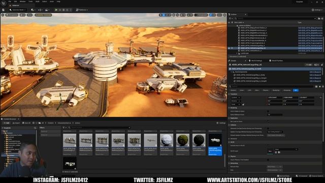 Free Sci fi Kitbash3d Assets for Unreal Engine 5 смотреть онлайн