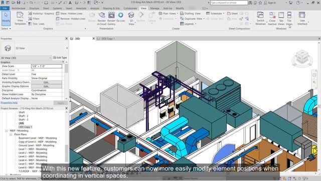 Revit 2019.2: Modify Top/Bottom Elevation смотреть онлайн