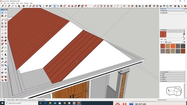Learning Sketchup Modeling Finish Export to Autocad Speaking khmer смотреть онлайн