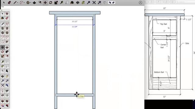 Sketchup Back View 2D Plans смотреть онлайн
