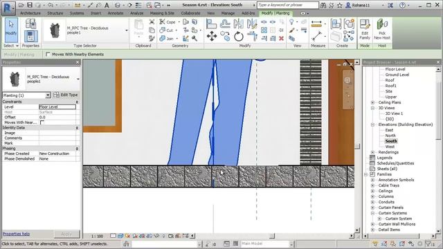 Revit Insert RPC Object Tree People Tutorial смотреть онлайн