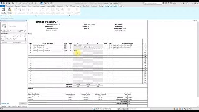 REVIT MEP - ELECTRICAL - 27 Create a Panel Schedules смотреть онлайн
