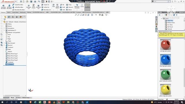 Solidworks Tutorials | Rope Basket Design In Solidworks | @CADCAMTUTORIALBYMAHTABALAM смотреть онлайн