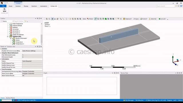 Goldak Additive Manufacturing ACT - ANSYS Mechanical смотреть онлайн
