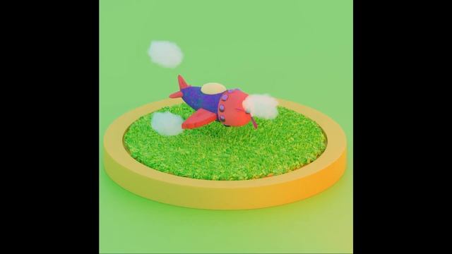 Airplane Flying - Blender - from NVIDIA studio смотреть онлайн