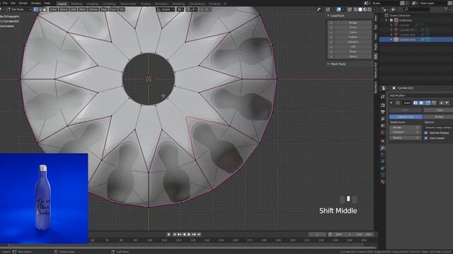 BLENDER 2.83 Product Modelling Bottle - Tutorial + Timelapse смотреть онлайн