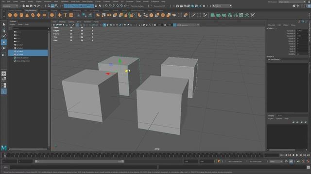 Simple Clone in Maya смотреть онлайн