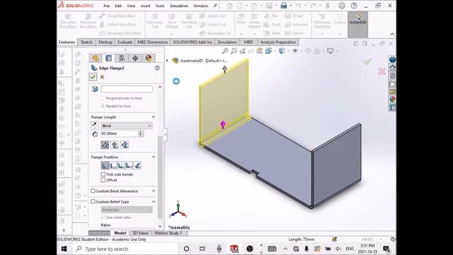 Free Online Training Solidworks Sheetmetal 060 Miter Fange смотреть онлайн