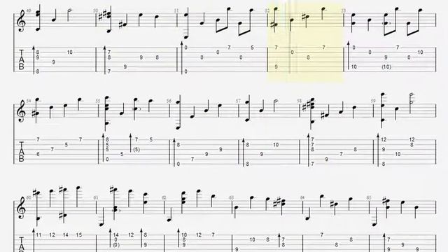 When the love falls solo -Guitar pro tab -Link tab смотреть онлайн