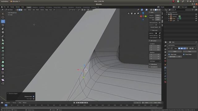 Blender Clean Mesh For Bevel Tool