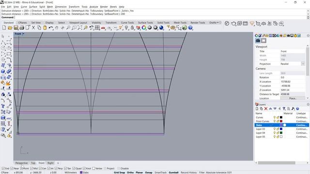 How to do CONCEPT DESIGN -BIG's Twisted Tower in Rhino - 6 minutes (Beginner Rhino Tutorial) смотреть онлайн