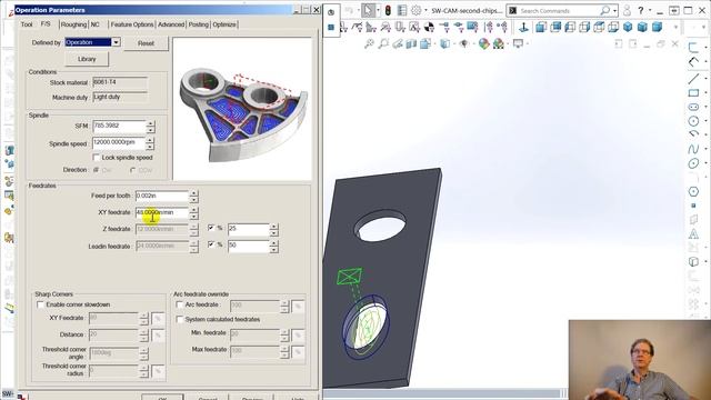 Solidworks CAM, CAMWorks second chips смотреть онлайн
