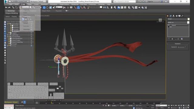 Low Poly Lord Shiva's TRIDENT | 06 | Animation and Animation | Chapter02 | Assets| 3DsMax смотреть онлайн