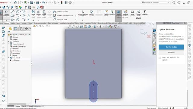 SOLIDWORKS Premium 2021 SP3 0 Esquisse1 de Pièce1 2023 11 24 19 32 40 смотреть онлайн