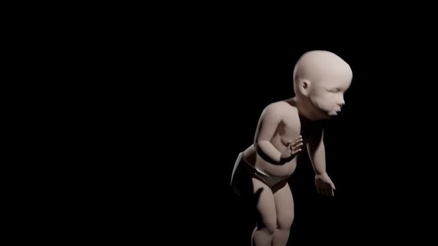 Dancing Baby meme 4K remaster with Blender cycles (project file download) смотреть онлайн