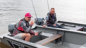 Тест-драйв лодок Swimmer 370 с моторами ALLFA 9.9 2 и 4 такта