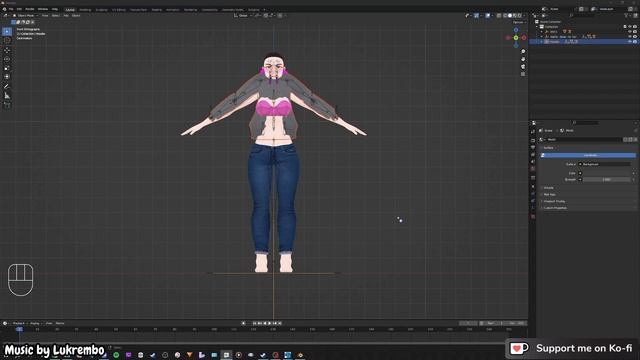 [MMDxBLENDER] How to fit Clothes in BLENDER [Tutorial] смотреть онлайн