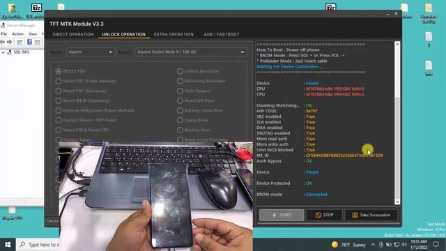 Redmi Note 9 FRP Reset TFT MTK Module Free смотреть онлайн