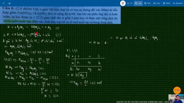 HD GIẢI ĐỀ HSG HÓA 9 HUYỆN YÊN ĐỊNH NĂM 2020-2021 | ÔN THI HSG HÓA HỌC 9 2022-2023 | HÓA HỌC THCS 8 смотреть онлайн