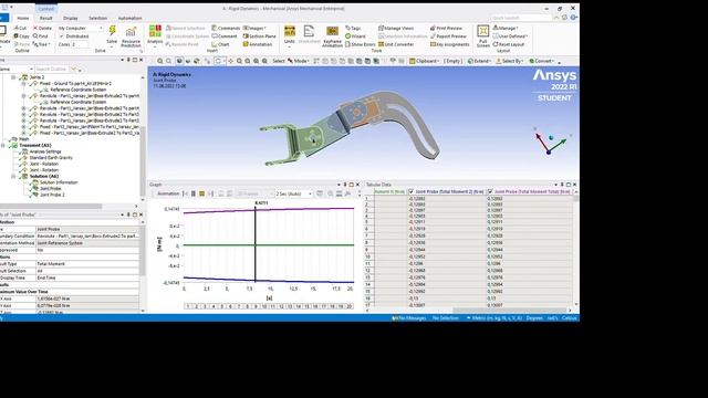 Ansys Spider Robot Dynamic Analysis смотреть онлайн